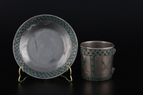 Rara tazza con piattino - rara, in