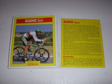 CYCLISME COUPURE 12x10 MIROIR du CYCLISME Gianni BUGNO CHAMPION du MONDE