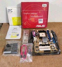 ASUS K8V-VM  DDR MicroATX Motherboard Socket 754 + KIT Box Vintage PC Computer 