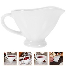 Brocca per salsa in ceramica con manico Brocca per latte in ceramica Tazza per