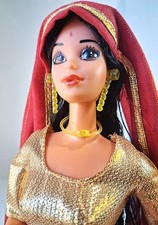 Barbie Bambole del Mondo 1981 India Steffie Face Mattel 3897 Rara Bambola LEGGI!