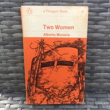 TWO WOMEN -ALBERTO MORAVIA -PENGUIN 1964 GIOVANNI THERMES COVER #1603