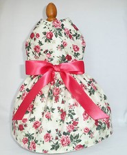 Vestito cane vintage rose