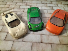 LOTTO DI 3 CARROZZERIE MODELLO AUTO PORSCHE RALLY SCALA 1/10 USATE E DANNEGGIATE