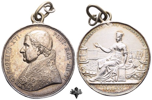 1836 papa gregorio xvi porto - papa,