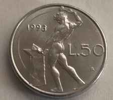 Moneta Repubblica Italiana 50