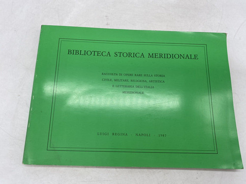Biblioteca storica meridionale - storica,