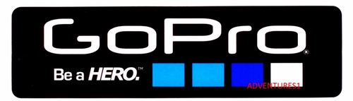 Adesivo logo sponsor gopro - adesivo,