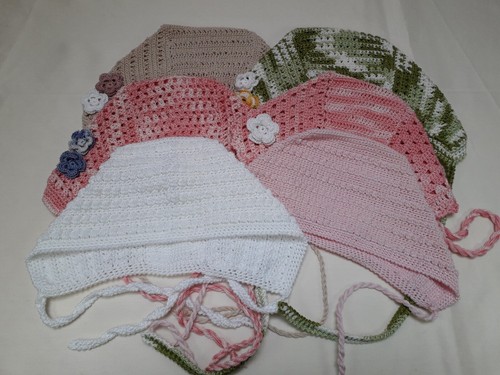 Lotto cuffiette uncinetto - 6,