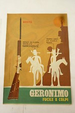 *ADVERTISING PUBBLICITA'  GERONIMO fucile 8 colpi - 1972
