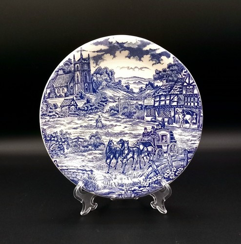Piatti ceramica blu con - piatti, in