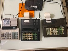 CALCOLATRICI VINTAGE OLIVETTI LOTTO DI 3-LOGOS 43-LOGOS 60 E LOGOS 452