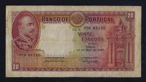 Portogallo scudi 1938 - portogallo, p-143