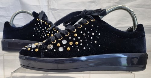 Sneakers prada velluto - sneakers,