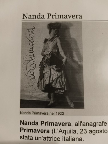Autografo originale nanda - autografo,