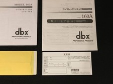 DBX 160A Manuale