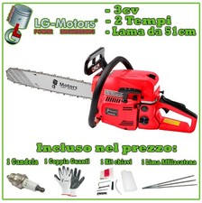 MOTOSEGA A SCOPPIO POTATORE MOTOSERRA LAMA 52cc con 2 Anni di garanzia offerta!!