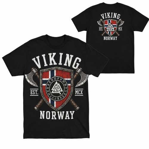 Shirt norvegese bandiera - t-shirt,