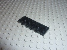LEGO Black Plate with 4 Studs