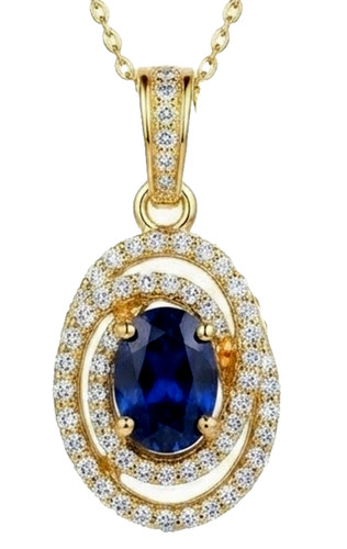 Pendente fatti con - con, diamante
