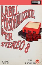 stereo 8 track label