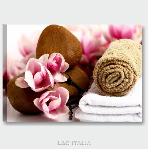 Zen fiori benessere quadro - benessere,