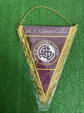 Pennant Gagliardetto LIVORNO Match Worn Banderin Indossata No Maglia Shirt