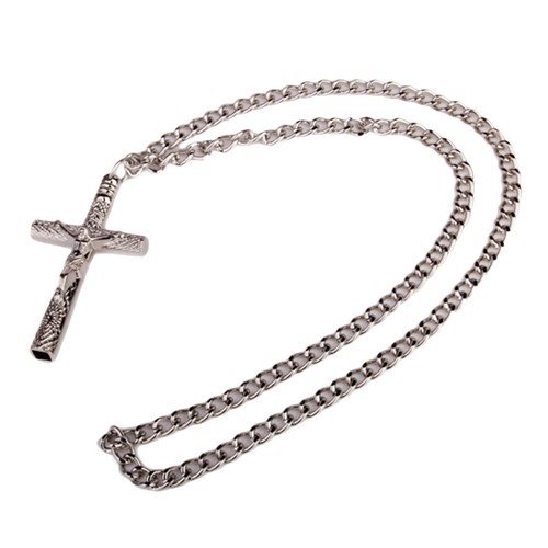 Collana con crocifisso - collana,