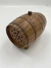 Radio Portatile Vintage Pubblicitaria Anni 60 Botte Vino In Legno