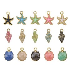  15 Pcs Ciondoli Di Conchiglia