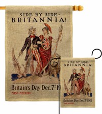 Side By Britannia Burlap