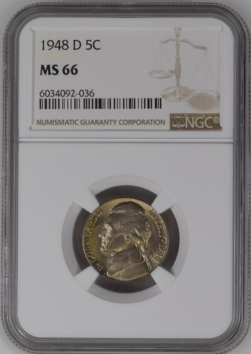 1948 jefferson nickel - 1948-d,