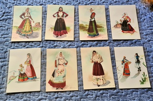 Lotto cartoline costumi - cartoline,