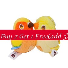 Portachiavi pappagallo peluche