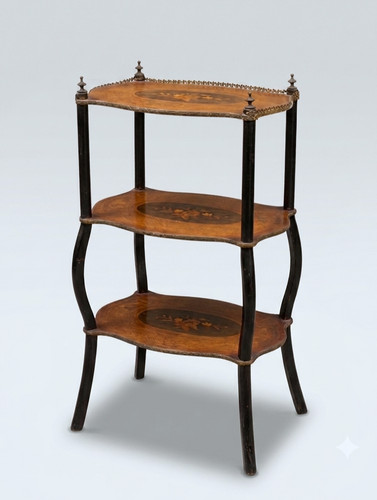 Etagere tavolino tre ripiani - tavolino,