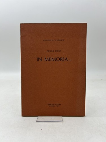 Menoria angelo barile - in, menoria...,