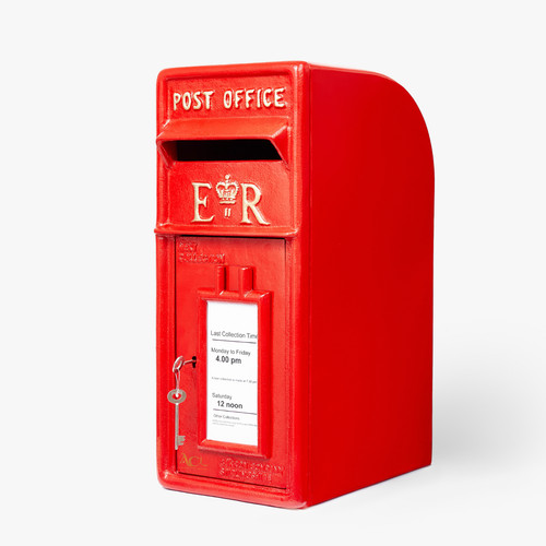 Cassetta postale rossa - , da