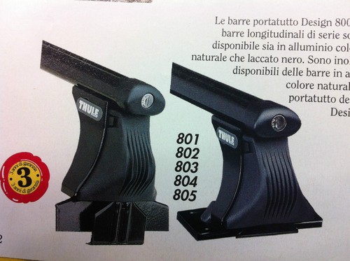 Barre portatutto thule - barre, con