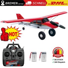 Avión RC Qidi560 Moore M7 4 Canali Brushless Iniciación Con 2 Batterie LED DE