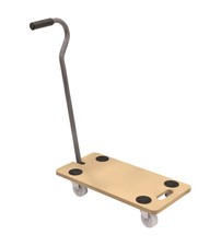 CARRELLO TRASPORTO PIEGHEVOLE EASY SYSTEM CON MANICO E RUOTE PIVOTANTI IN LEG...