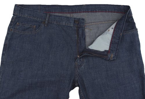 Jeans uomo blu gamba slim - jeans,