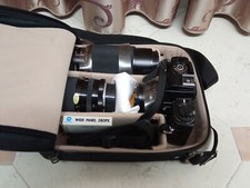 Minolta X700 con obiettivo f/2 45mm + Koboron f/3.9-4.8 28-70mm + f/4 70-210mm