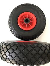 2 Ruote Piene Per Carrelli 3.00-4 Antiforatura Ottima Qualità