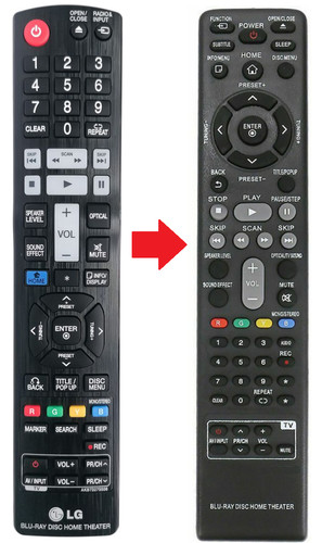 Telecomando ricambio per lg - per,