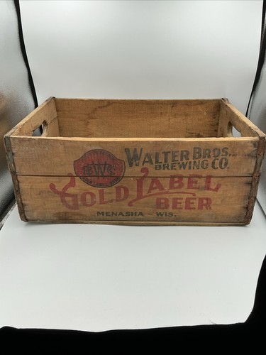 Cassa birra vintage legno - cassa,