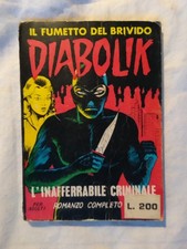 FUMETTO DIABOLIK   1a SERIE  