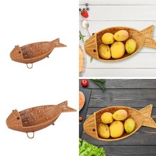 Cestino portafrutta in rattan