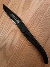 Coltello Couteau CLAUDE DOZORME Laguiole Liner Lock 11 cm Inox nero X50CrMoV15 