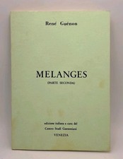 Rene guenon melanges - rene,