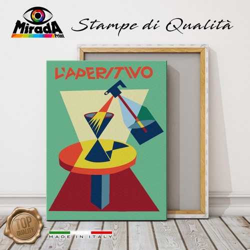 Quadro aperitivo vintage - quadro, l'aperitivo